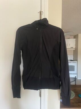Lululemon Reversible Black Lightweight Hooded Jacket